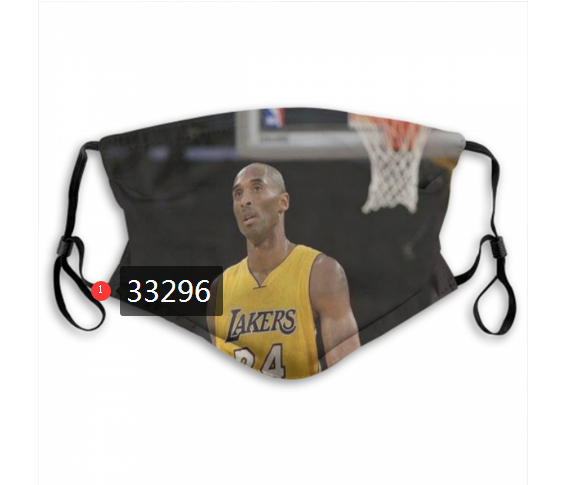 2021 NBA Los Angeles Lakers #24 kobe bryant 33296 Dust mask with filter